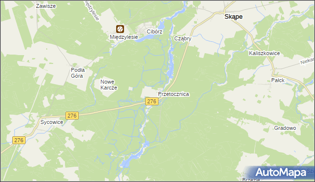 mapa Przetocznica, Przetocznica na mapie Targeo