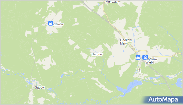 mapa Bargów, Bargów na mapie Targeo