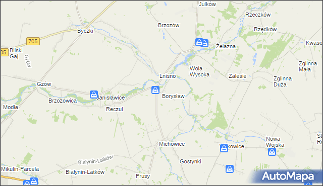 mapa Borysław, Borysław na mapie Targeo