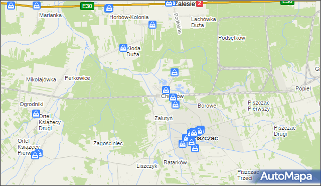 mapa Chotyłów, Chotyłów na mapie Targeo