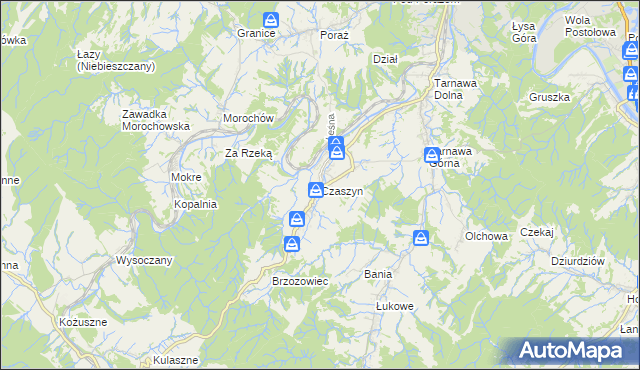 mapa Czaszyn, Czaszyn na mapie Targeo