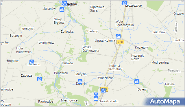 mapa Dalboszek, Dalboszek na mapie Targeo