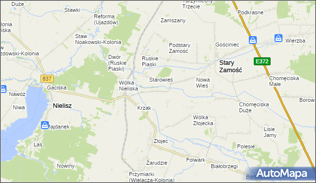 mapa Deszkowice-Kolonia, Deszkowice-Kolonia na mapie Targeo