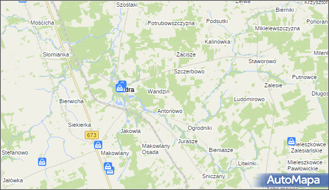 mapa Dworzysk gmina Sidra, Dworzysk gmina Sidra na mapie Targeo