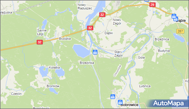 mapa Dychów, Dychów na mapie Targeo