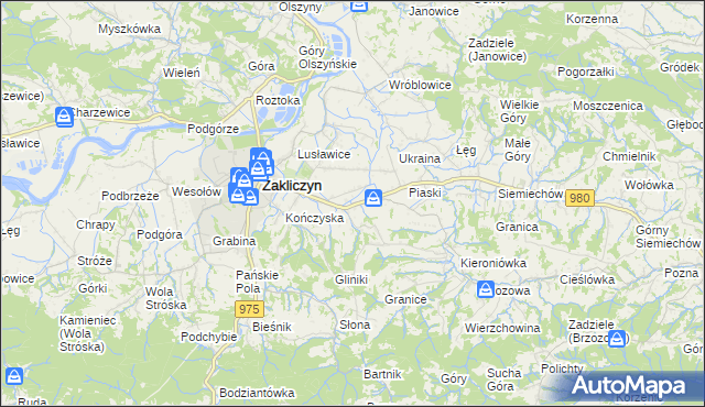 mapa Faściszowa, Faściszowa na mapie Targeo