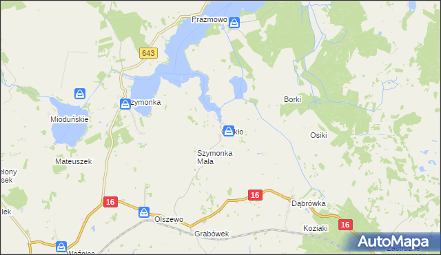 mapa Górkło, Górkło na mapie Targeo