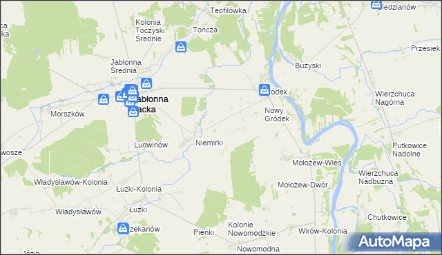 mapa Gródek-Dwór, Gródek-Dwór na mapie Targeo