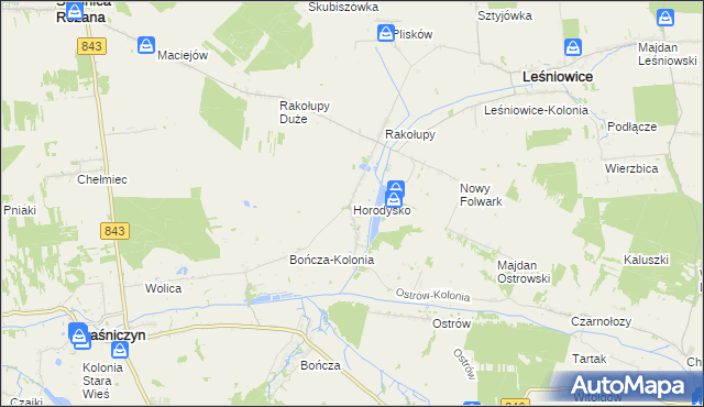 mapa Horodysko, Horodysko na mapie Targeo
