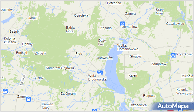 mapa Jadwiniów, Jadwiniów na mapie Targeo