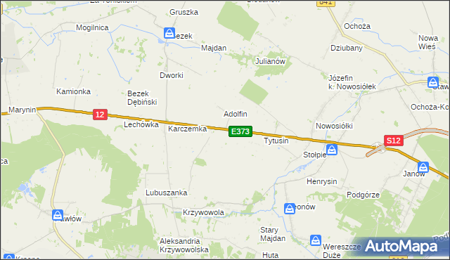 mapa Jankowice gmina Siedliszcze, Jankowice gmina Siedliszcze na mapie Targeo