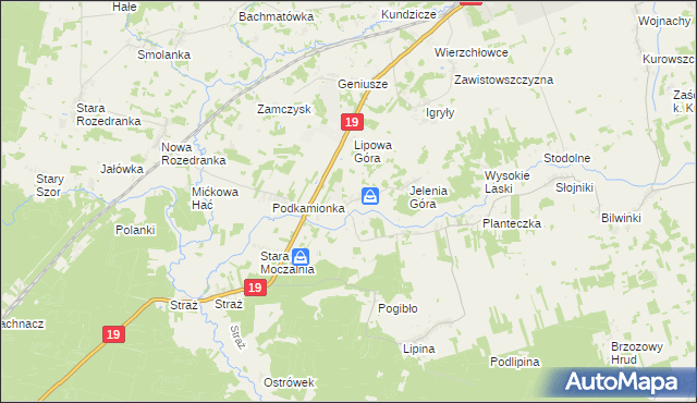 mapa Janowszczyzna, Janowszczyzna na mapie Targeo