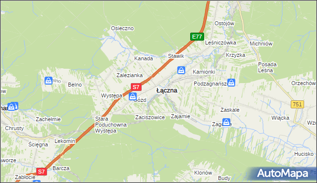 mapa Jęgrzna, Jęgrzna na mapie Targeo