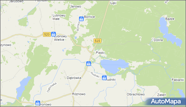 mapa Kamieniec gmina Susz, Kamieniec gmina Susz na mapie Targeo
