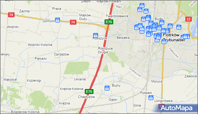 mapa Kargał-Las, Kargał-Las na mapie Targeo