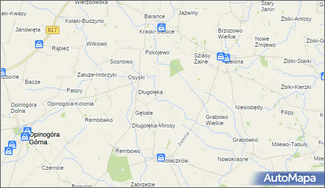 mapa Klonowo gmina Opinogóra Górna, Klonowo gmina Opinogóra Górna na mapie Targeo