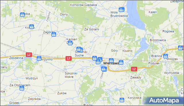 mapa Kochanów Wieniawski, Kochanów Wieniawski na mapie Targeo
