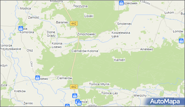 mapa Kolonia Janowska, Kolonia Janowska na mapie Targeo