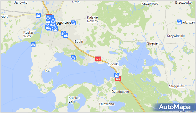 mapa Kolonia Rybacka, Kolonia Rybacka na mapie Targeo