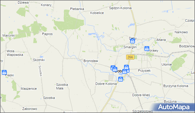mapa Koszczały, Koszczały na mapie Targeo