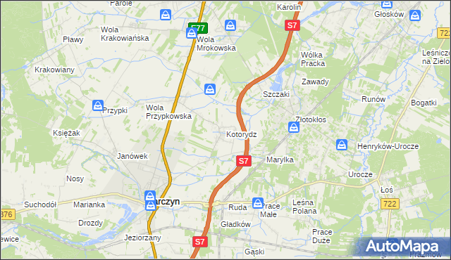 mapa Kotorydz, Kotorydz na mapie Targeo