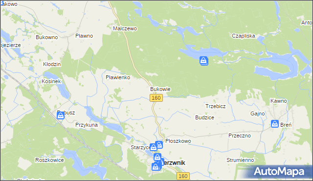 mapa Kruczaj, Kruczaj na mapie Targeo