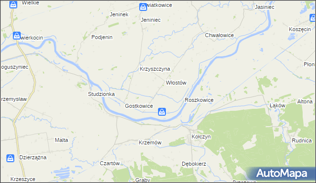 mapa Krzyszczynka, Krzyszczynka na mapie Targeo