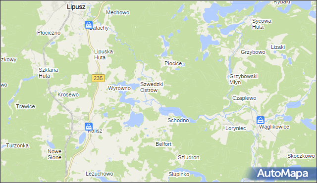 mapa Kula, Kula na mapie Targeo