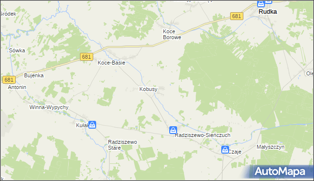 mapa Łempice gmina Ciechanowiec, Łempice gmina Ciechanowiec na mapie Targeo