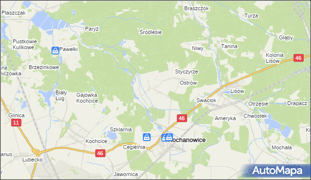 mapa Lubockie, Lubockie na mapie Targeo