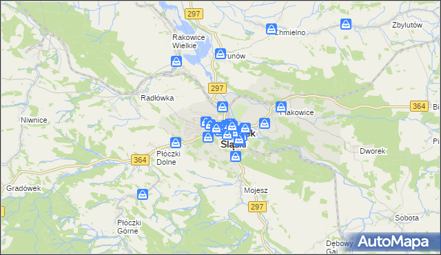 mapa Lwówek Śląski, Lwówek Śląski na mapie Targeo