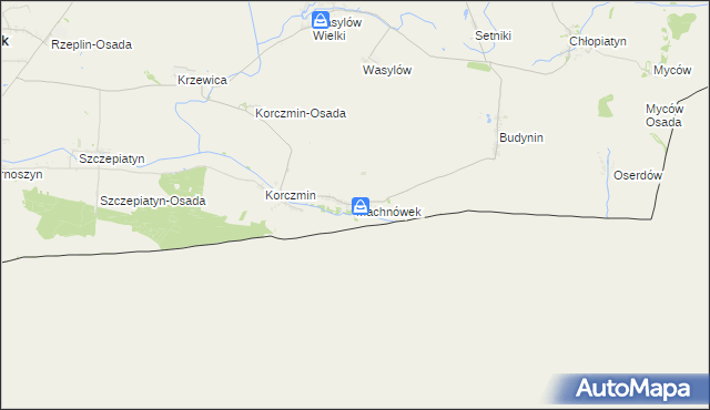 mapa Machnówek, Machnówek na mapie Targeo