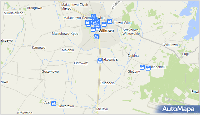 mapa Mąkownica, Mąkownica na mapie Targeo