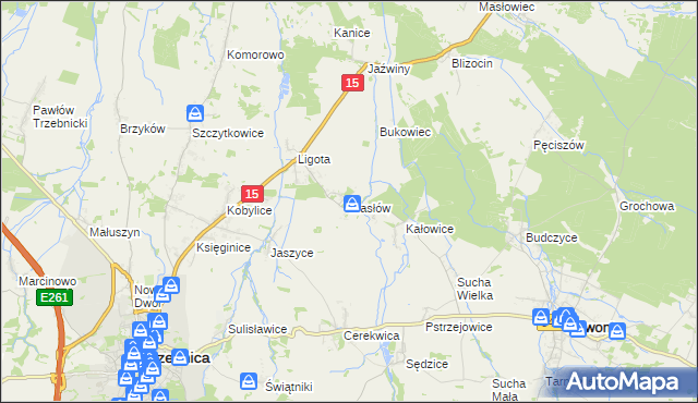 mapa Masłów, Masłów na mapie Targeo