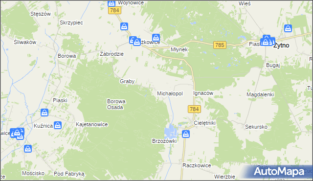 mapa Michałopol, Michałopol na mapie Targeo