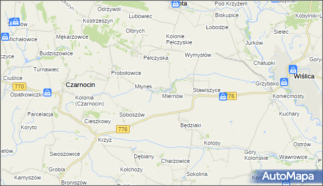 mapa Miernów, Miernów na mapie Targeo