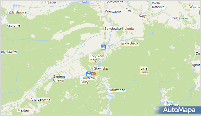 mapa Niemirów gmina Frampol, Niemirów gmina Frampol na mapie Targeo