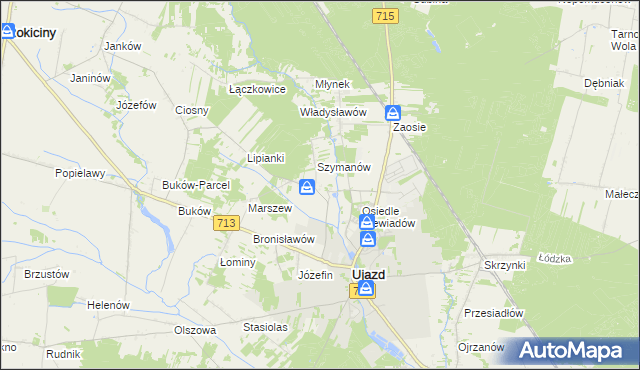 mapa Niewiadów PGR, Niewiadów PGR na mapie Targeo