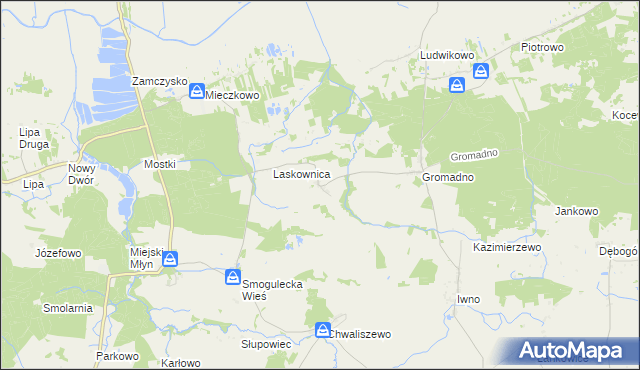 mapa Nowa Wieś Notecka, Nowa Wieś Notecka na mapie Targeo