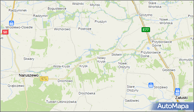 mapa Nowy Krysk, Nowy Krysk na mapie Targeo