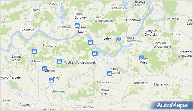 mapa Nowy Lubiel, Nowy Lubiel na mapie Targeo