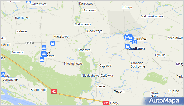 mapa Osmolinek, Osmolinek na mapie Targeo