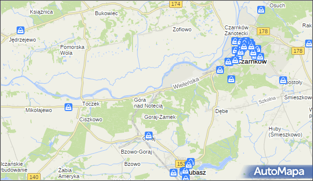 mapa Pianówka, Pianówka na mapie Targeo