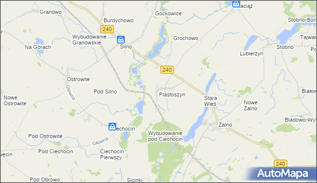 mapa Piastoszyn, Piastoszyn na mapie Targeo