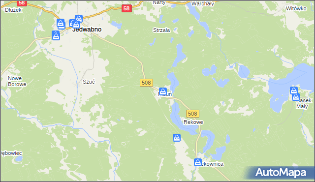 mapa Piduń, Piduń na mapie Targeo
