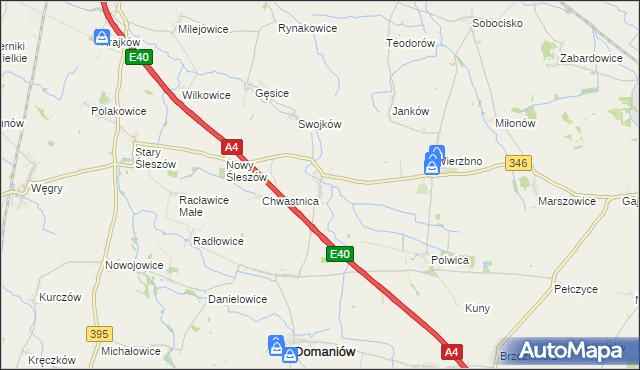 mapa Piskorzów gmina Domaniów, Piskorzów gmina Domaniów na mapie Targeo