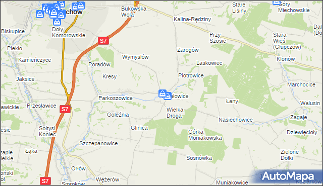 mapa Pojałowice, Pojałowice na mapie Targeo