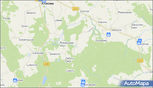 mapa Połchówko, Połchówko na mapie Targeo