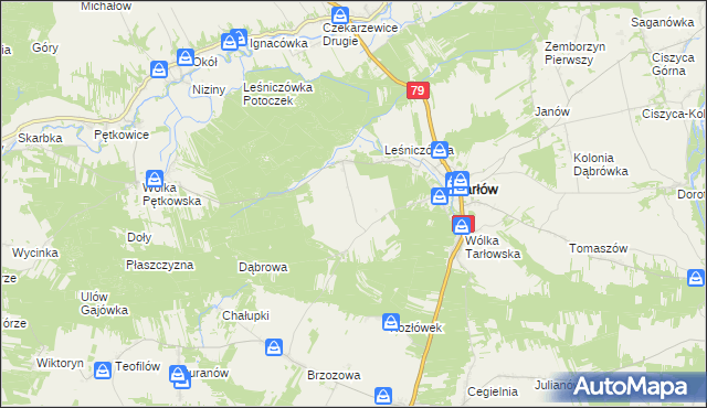 mapa Potoczek-Kolonia, Potoczek-Kolonia na mapie Targeo