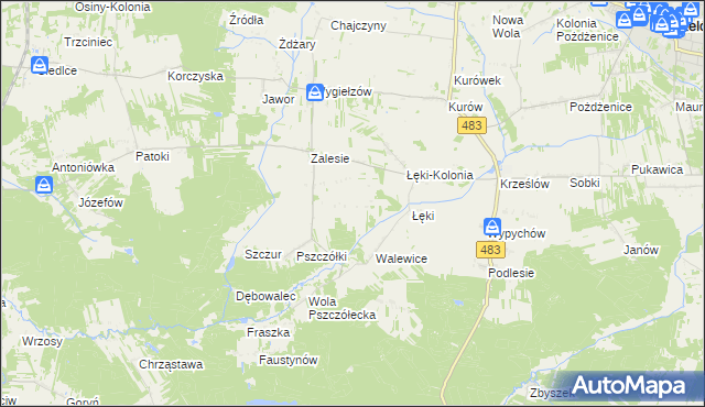 mapa Przecznia, Przecznia na mapie Targeo